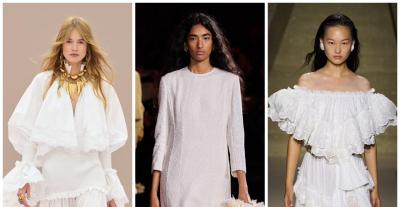 لون عام 2026: «Cloud Dancer» الأبيض الذي يعيد للعالم صفاءه - الصور من اليمين الى اليسار: كلوي، شانيل، زيمرمان