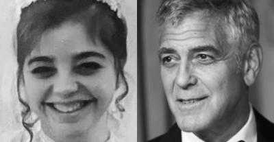 جورج كلوني وشقيقته أديليا “آدا” زايدلر - إكس