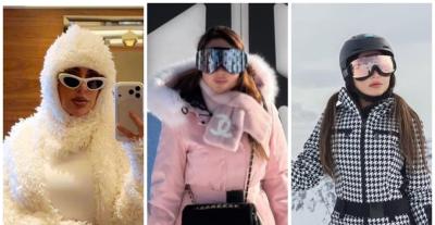 إطلالات مؤثرات الموضة على الثلج: نهى نبيل وهدى قطان