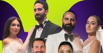 نجوم توجوا قصص حبهم بالزواج بال 2025  