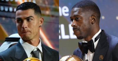 عثمان ديمبيلي وكريستيانو رونالدو 