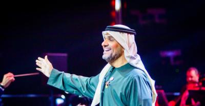 حسين الجسمي في أبوظبي