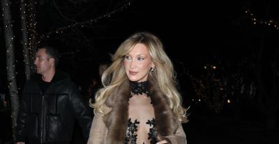 بيلا حديد بإطلالة جريئة في أسبن بتوقيع لبناني 