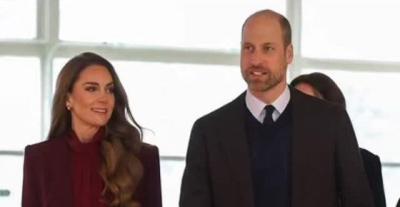 أول إطلالة لكيت ميدلتون في 2026 : بدلة من رولان موريه وأقراط كارتييه 