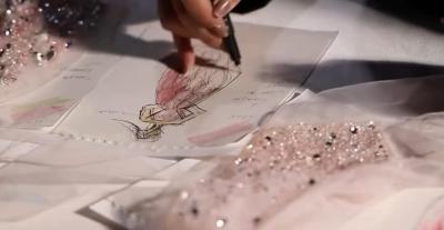 مجموعة خديجة السنيدي خلال أسبوع الأزياء الراقية في باريس