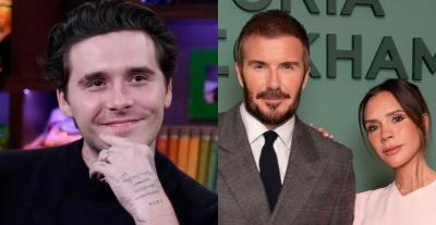 فيكتوريا وديفيد بيكهام - بروكلين بيكهام - إكس