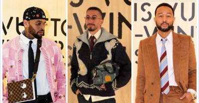 إطلالات النجوم في عرض لويس فويتون في أسبوع الموضة الرجالية