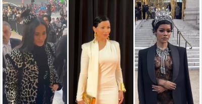 إطلالات النجمات في عرض سكياباريللي للأزياء الراقية ربيع 2026