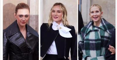 إطلالات النجمات خلال عرض باتو في أسبوع الموضة في باريس