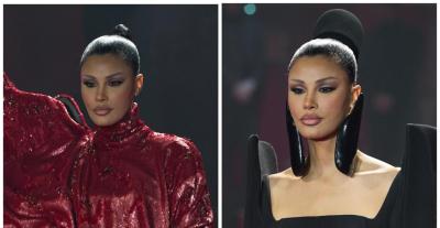 أميمة طالب بإطلالات Statement على منصة ستيفان رولان في باريس