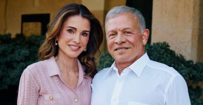 الملك عبدالله والملكة رانيا