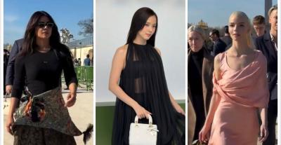 النجمات باطلالات من ديور في عرض العلامة لموسم خريف 2026 