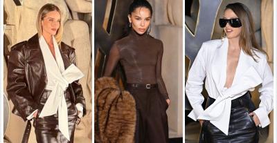 لوكات ملفتة للنجمات في عرض سان لوران خريف 2026