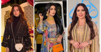 إطلالات شرقية للنجمات والمؤثرات بعبايات وقفاطين في رمضان