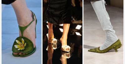 أحذية سرقت الأضواء على منصات ميلانو وباريس