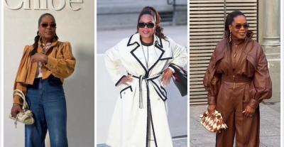 أوبرا وينفري تلفت الأنظار في عروض الأزياء في باريس