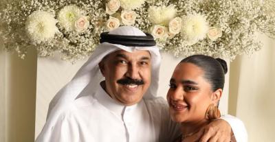 دانه عبدالله الرويشد مع والدها - صورة من انستقرام