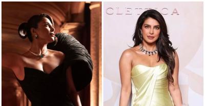 بريانكا شوبرا باطلالات راقية بتوقيع مصمميين لبنانيين 