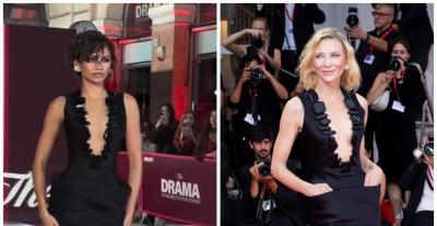 زندايا تستعير فستان كيت بلانشيت… وتعيد تقديمه بأسلوبها الخاص