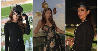 أناقة المؤثرات في كأس دبي العالمي 2026..والقبعات سيدة الموقف