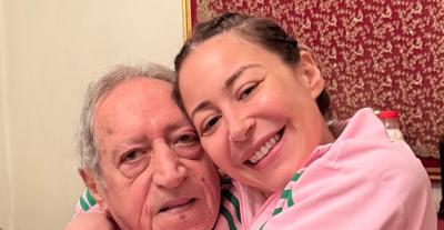 منة شلبي ووالدها