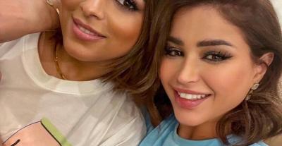 نهى نبيل مع شقيقتها نوف نبيل - صورة من السوشياال ميديا