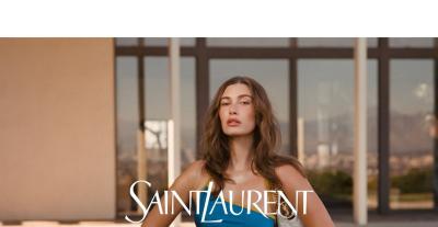 هايلي بيبر بين الجرأة والرومانسية الحالمة في حملة سان لوران - الصورة بعدسة nadia lee cohen