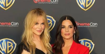 أسلوبان مختلفان لنيكول كيدمان وساندرا بولوك في CinemaCon 2026 - الصورة من إنستغرام نيكول كيدمان