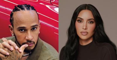 كيم كارداشيان ولويس هاميلتون