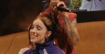 بيلي أيليش وجاستن بيبر