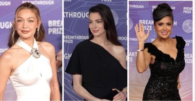 من جيجي حديد إلى آن هاثاواي: أجمل لوكات Breakthrough Prize 