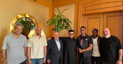 محمد رمضان وتركي آل الشيخ