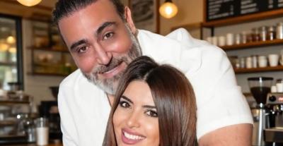 عبدو شاهين وزوجته - صورة من فيسبوك