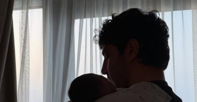 محمد شاكر مع ابنه فضل