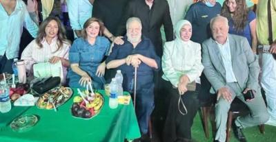 جانب من أعضاء نقابة المهن التمثيلية والسينمائية