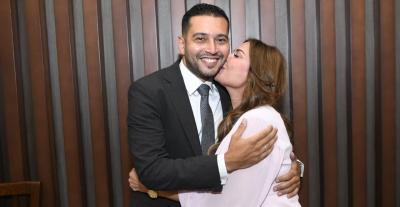 صابرين وابنها نور