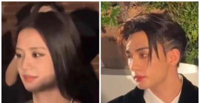 الأسود يميز اطلالات جيسو وهيونجين في حفل كارتييه في سيول