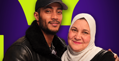 محمد رمضان ووالدته