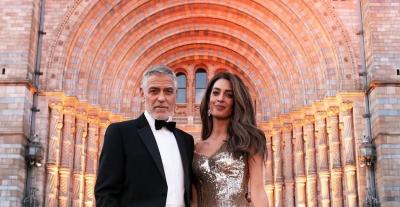 جورج كلوني و أمل - مصدر من انستغرام: Clooney Foundation for Justice