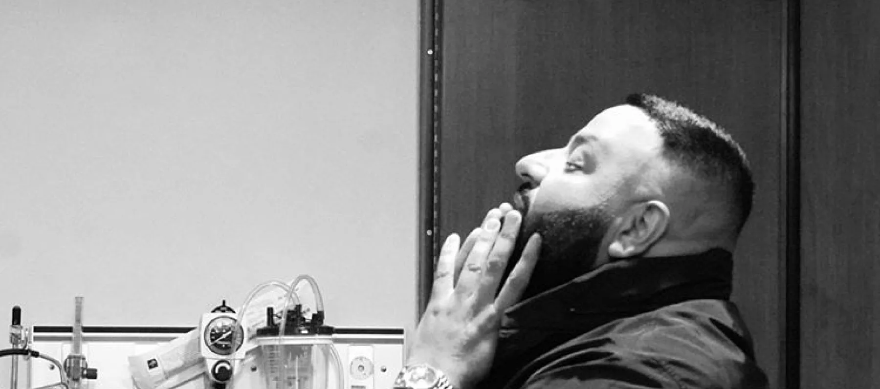 صورة لـDj Khaled ينتظر ولادة طفله من إنستغرام 