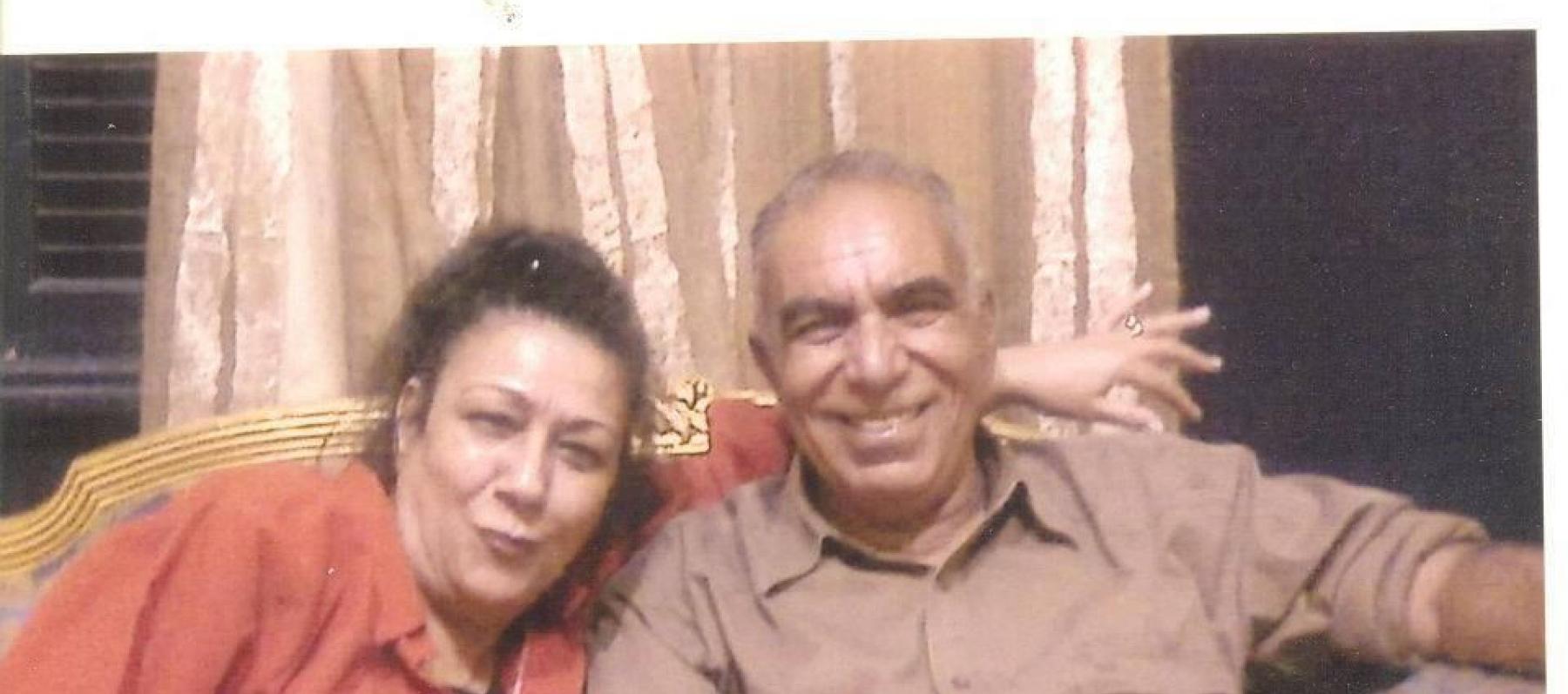شيرين حسين مع زوجته الراحلة أحلام الجريتلي