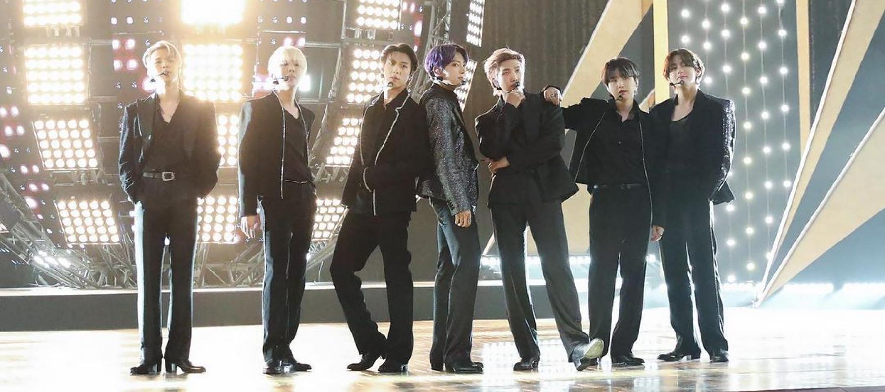BTS في حفل توزيع جوائز بيلبورد - انستغرام @bbmas