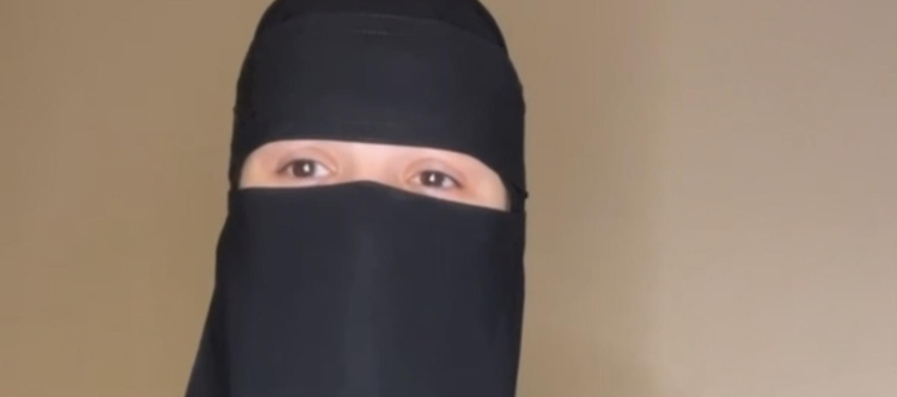 نصره الحربي ترد على التعليقات بعد ظهورها بالنقاب