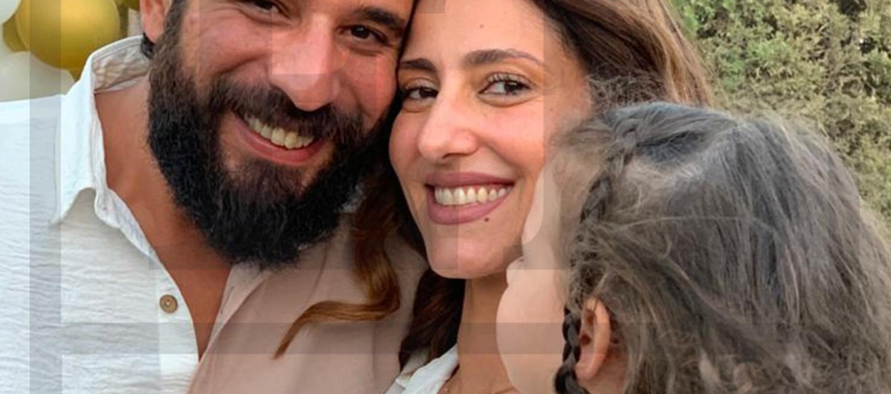 حنان مطاوع وزوجها أمير وابنتها أماليا - صورة حصرية ET بالعربي