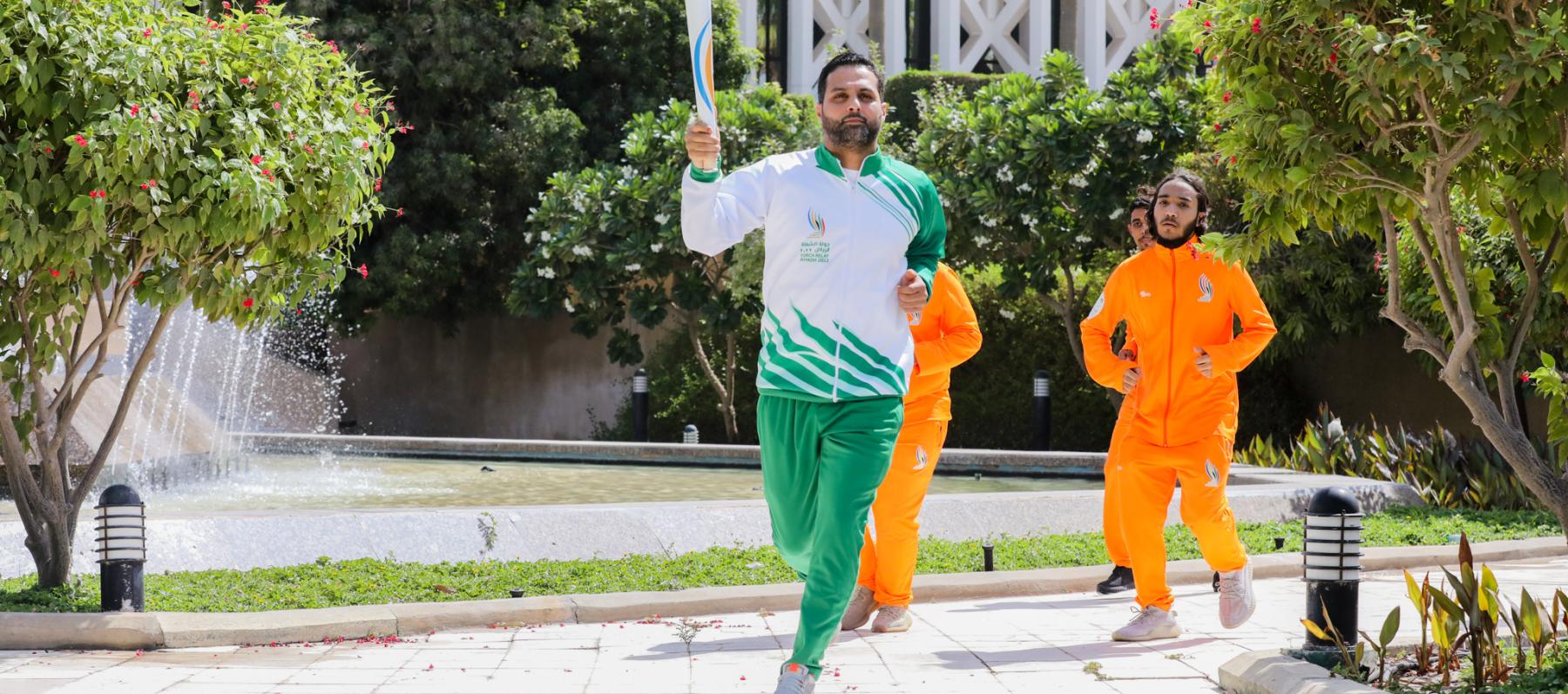 ياسر القحطاني من دورة الألعاب السعودية