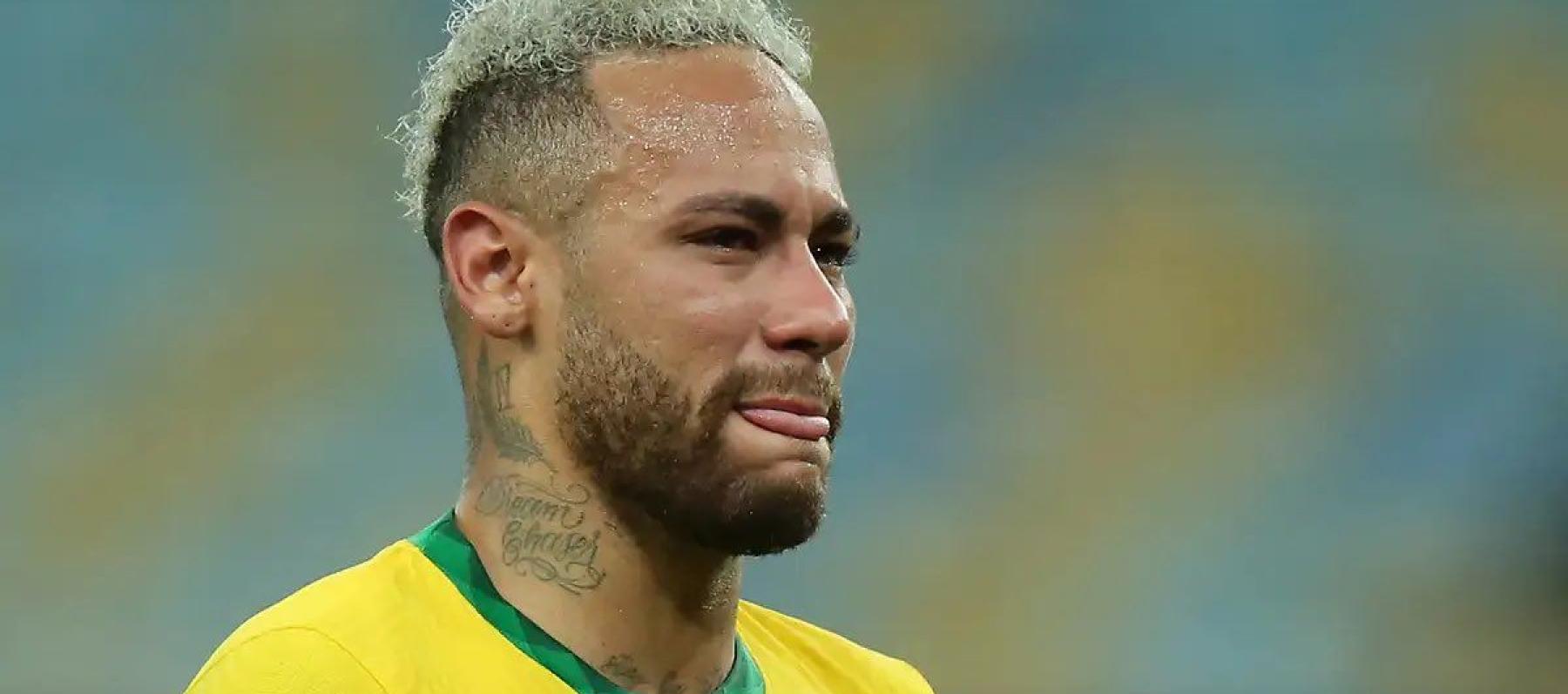 نيمار يبكي بعد خسارة البرازيل بركلات الترجيح أمام كرواتيا في مونديال قطر 2022