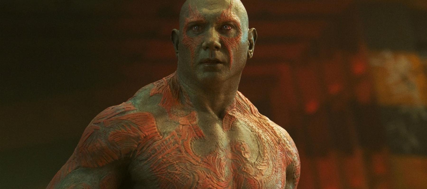 ديف باتيستا بشخصية Drax في Guardians of the Galaxy
