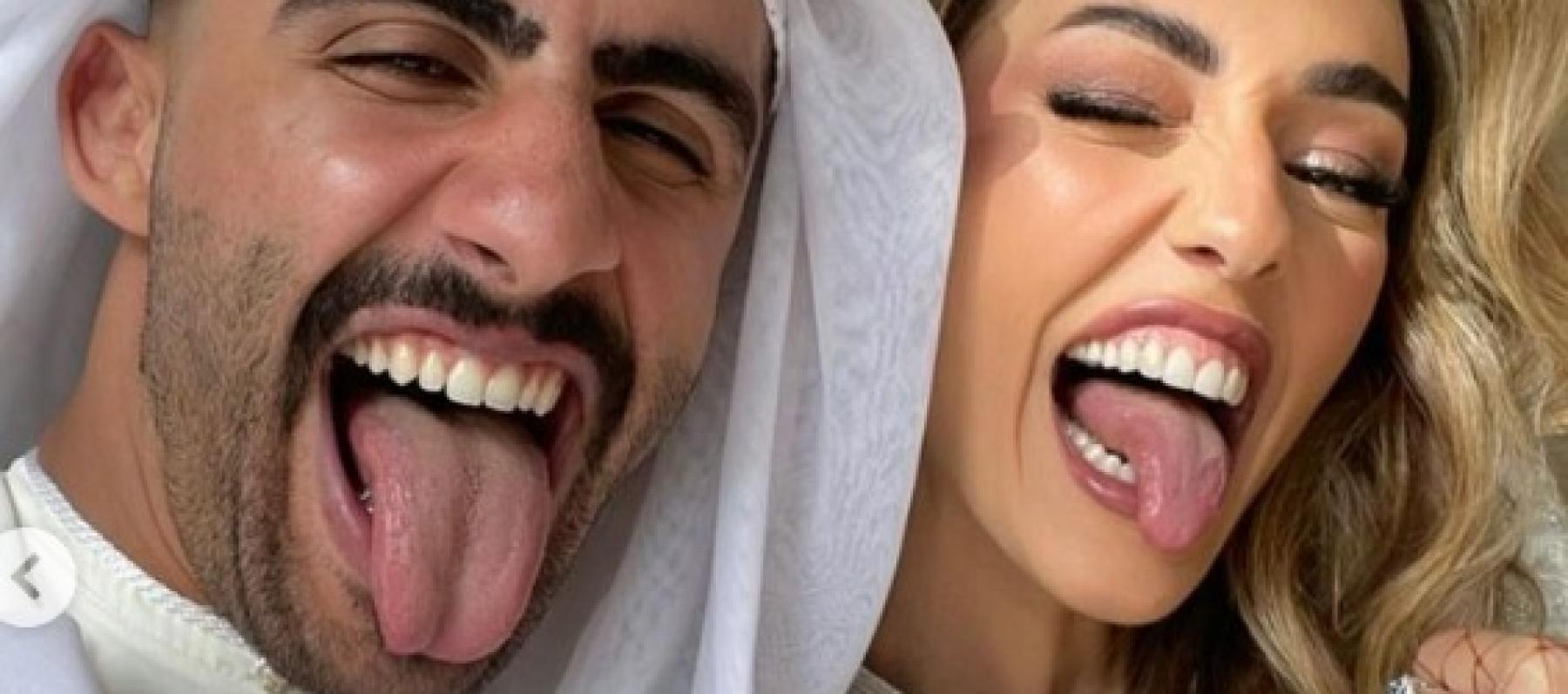 زفاف مختلف يتوج علاقة  خالد ونورا الهريني
