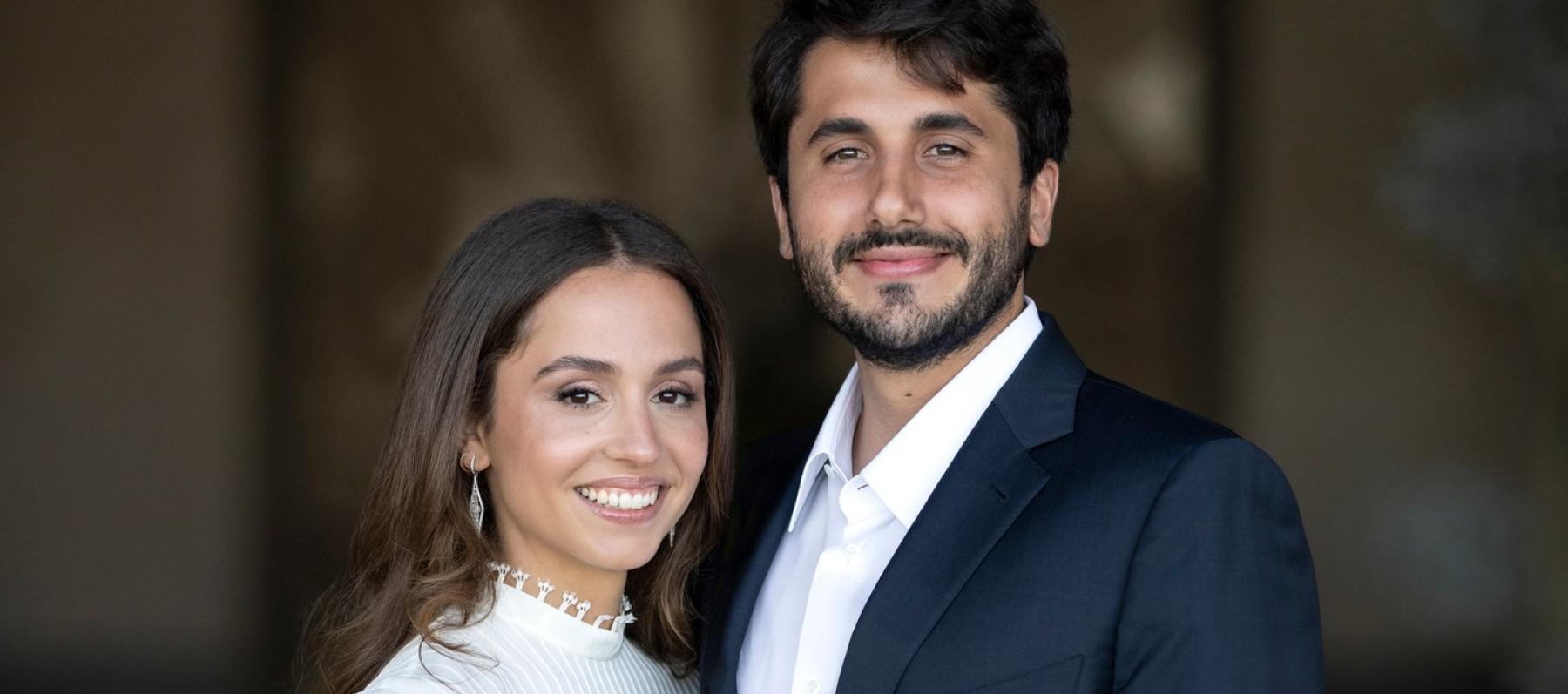 الأميرة إيمان بنت عبدالله الثاني والسيد جميل ألكساندر ترميوتس - صورة من إنستقرام 