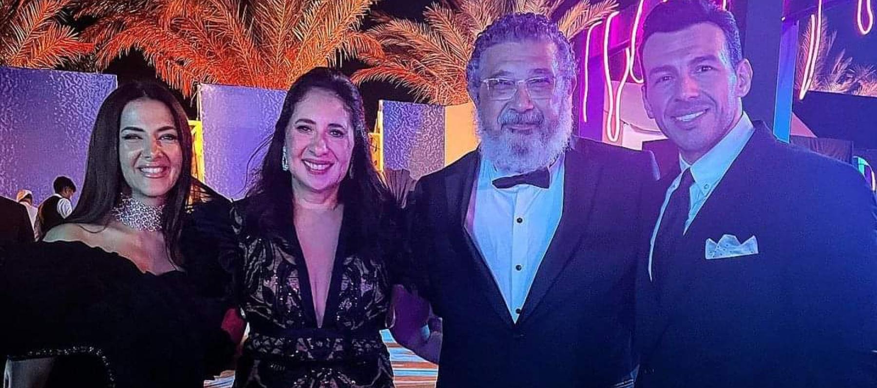 ماجد الكدواني يحتفل بزفاف ابنه يوسف في الجونة
